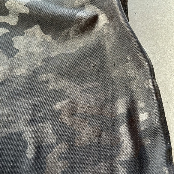 SOLD 🩷Spanx | Faux Leather Leggings in Matte Black Camo - Picture 5 of 5
